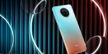 Xiaomi Redmi Note 9 5G позирует на фото перед анонсом